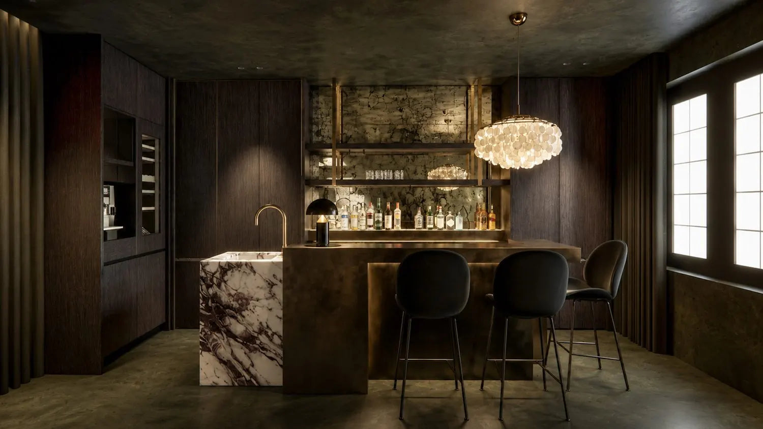 Render of the bar
