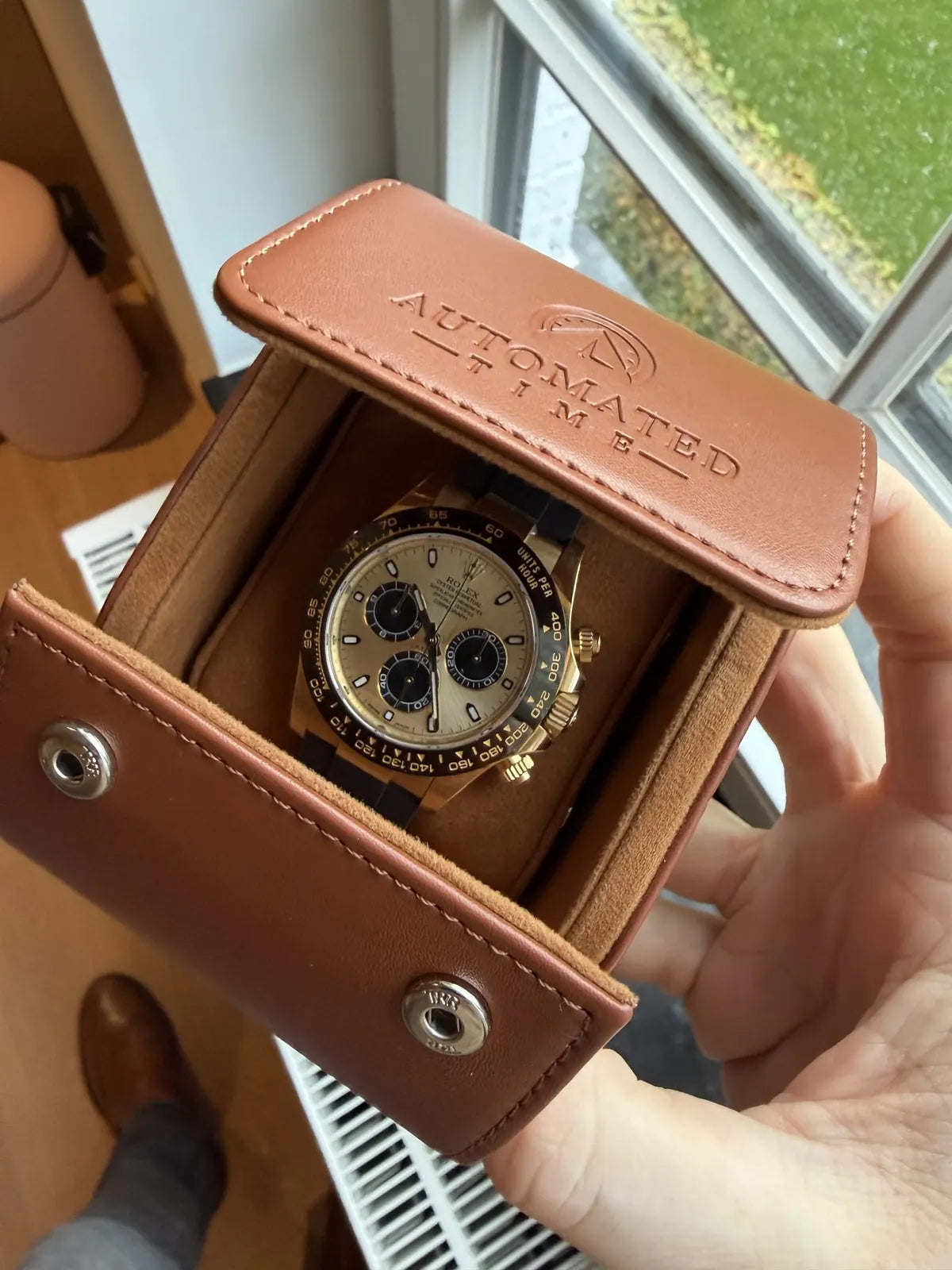 Single roll with Rolex Daytona