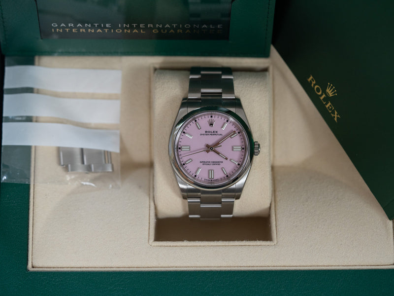 In stickers Oyster Perpetual Candy Pink 126000